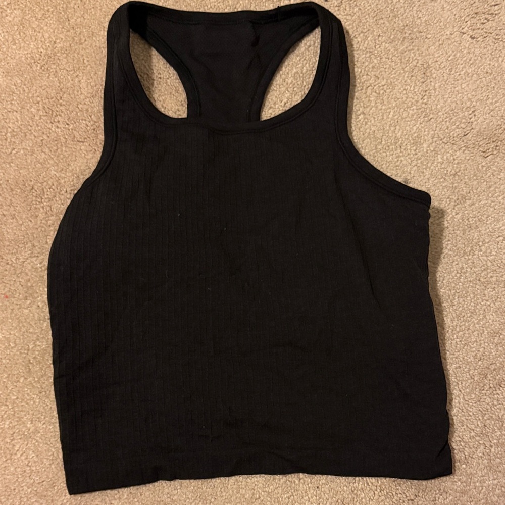 Lululemon racer back workout top with built in bra